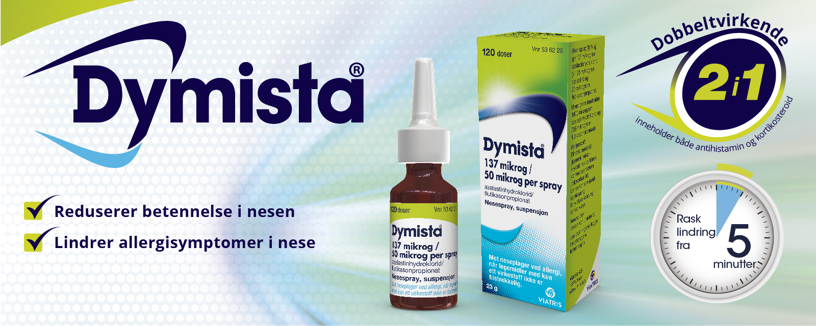 Dymista® nesespray foran blomstrende enger